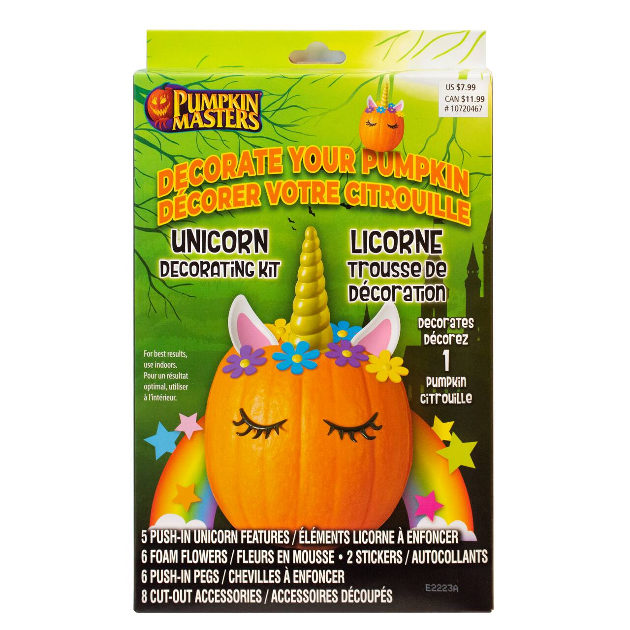 Pumpkin Master's Unicorn decorating kit